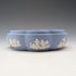 英國復古 Wedgwood Jasperware 圓形小物盒,淡藍色,無蓋